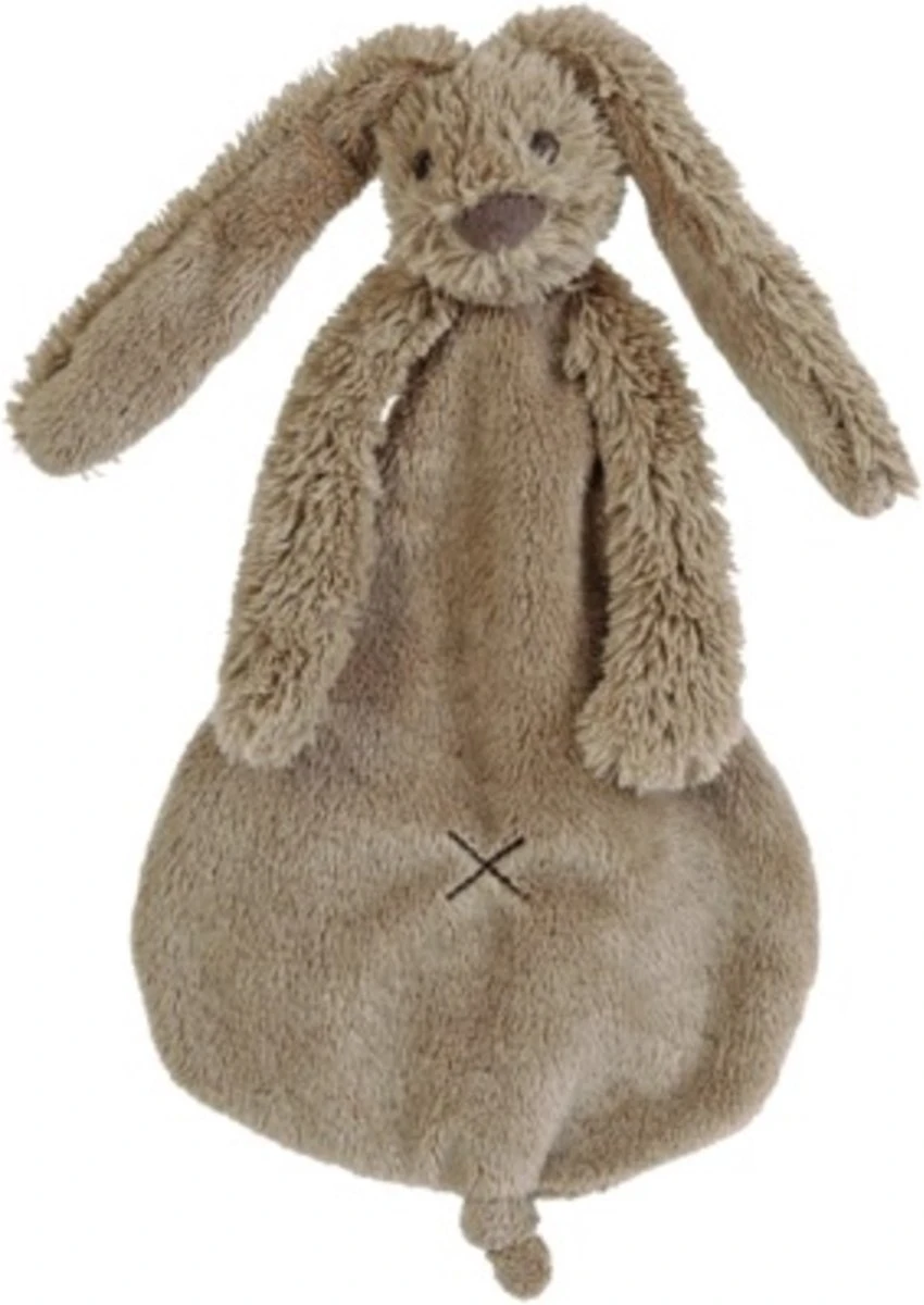 Happy Horse Konijn Richie Knuffeldoekje - Bruin - Baby Cadeau 4 Happy Horse Konijn Richie Knuffeldoekje - Bruin - Baby Cadeau - Afbeelding 2