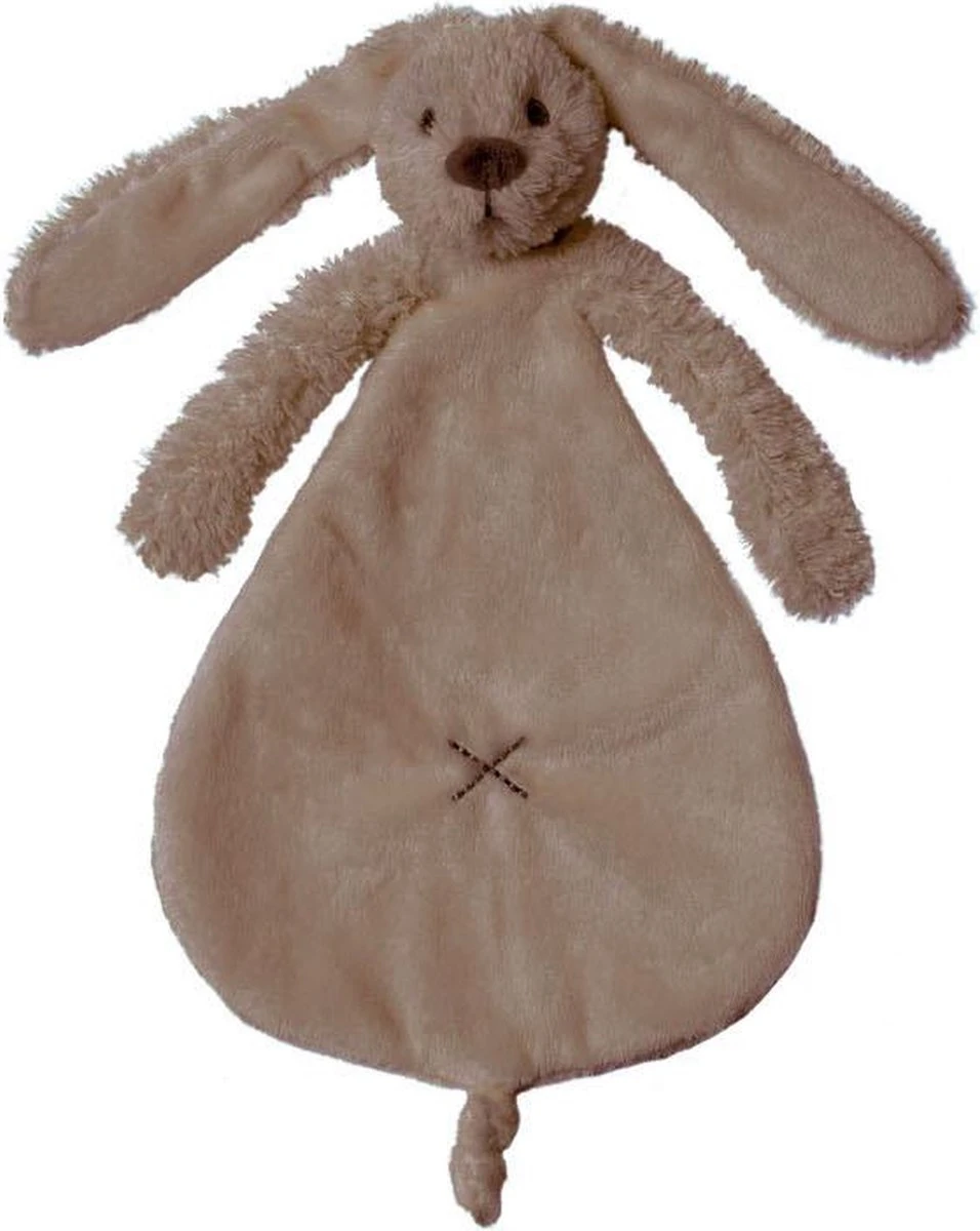 Happy Horse Konijn Richie Knuffeldoekje - Bruin - Baby Cadeau 5 Happy Horse Konijn Richie Knuffeldoekje - Bruin - Baby Cadeau - Afbeelding 3