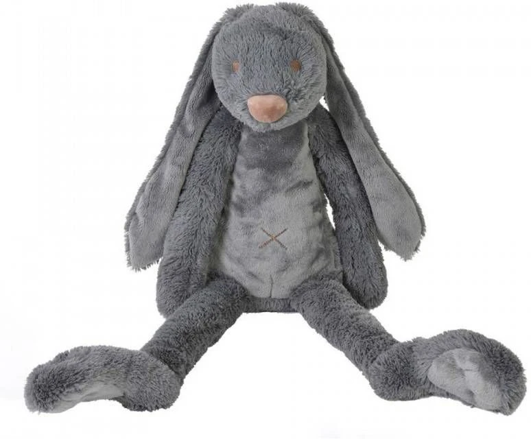 Happy Horse Donkergrijze Rabbit Richie Knuffel 58 Cm 5 Happy Horse Donkergrijze Rabbit Richie Knuffel 58 Cm - Afbeelding 3
