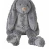 Happy Horse Donkergrijze Rabbit Richie Knuffel 58 Cm -Mama loes happy horse knuffel rabbit richie deep grey 58 cm 61140