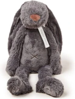 Happy Horse Donkergrijze Rabbit Richie Knuffel 38 Cm -Mama loes happy horse konijn richie knuffel 1742575