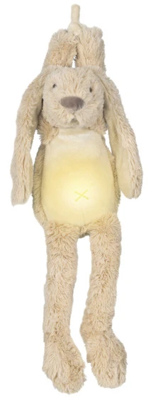 Happy Horse Knuffel Konijn Richie Beige Met Nachtlamp En Geluid 34cm