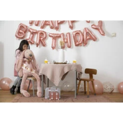 Happy Horse Rabbit Richie Oudroze 28 Cm No. 1 Knuffel 133104 -Mama loes rabbit richie 3 2 1